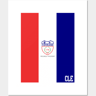 The city flag of Cleveland Posters and Art